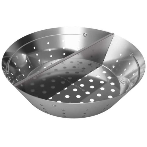Big Green Egg Stainless Steel Fire Bowl with Divider XL