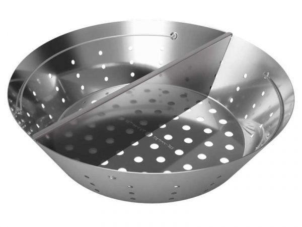 Assessories BIG GREEN EGG Stainless Steel Fire Bowl with Divider XL