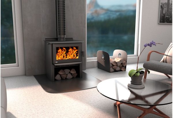 Freestanding Wood Heaters Wood Heater Montie  by YUNCA (DRY) Legs or Pedestal