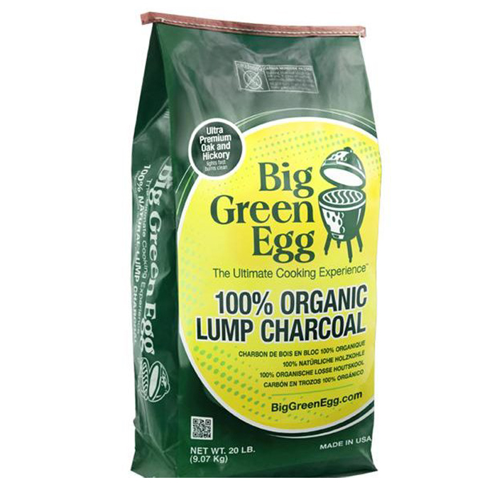 Big Green Egg 100% Natural Lump Charcoal – 20 lb / 9 kg bag