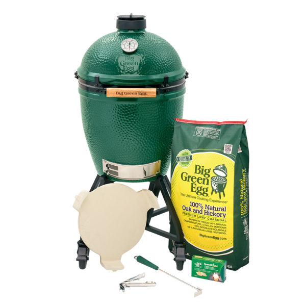 Barbeques, Smokers & Outdoor Entertaining Big Green Egg Package Large intEGGrated Nest+Handler