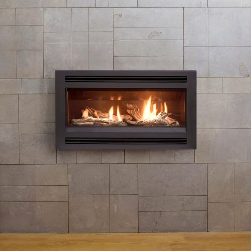 Pacific Energy Esprit Glass or Log Gas Fire with SS facia
