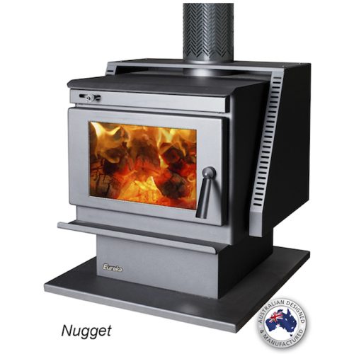 Wood Heater Eureka Nugget (radiant) Heats up to 180m2
