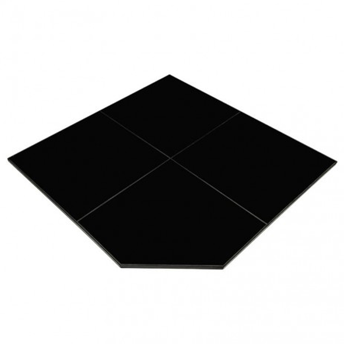 Hearth Stone - 1250 x 1250 Corner Solid Black