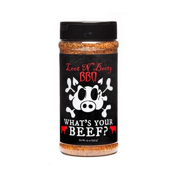 Championship Rubs & Sauces Rub Loot N’ Booty BBQ  whats your Beef